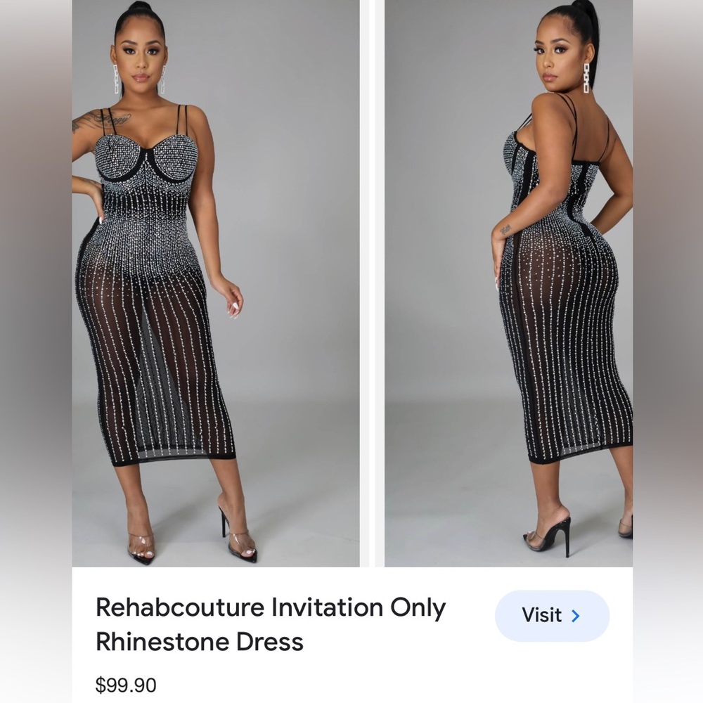 sheer dress NWOT